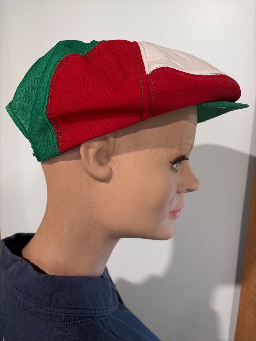 Vintage Saint Anthony Festival Walston PA 1986 Snapback Hat Green Red White Adju